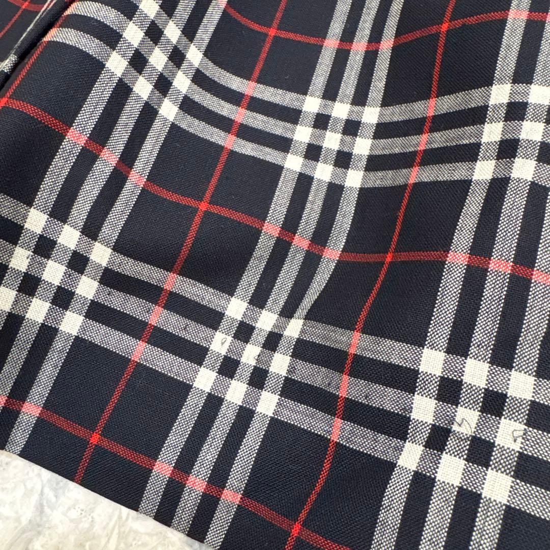 【希少✨美品】バーバリーズ ノバチェック キュロット 巻きスカート風 17号
