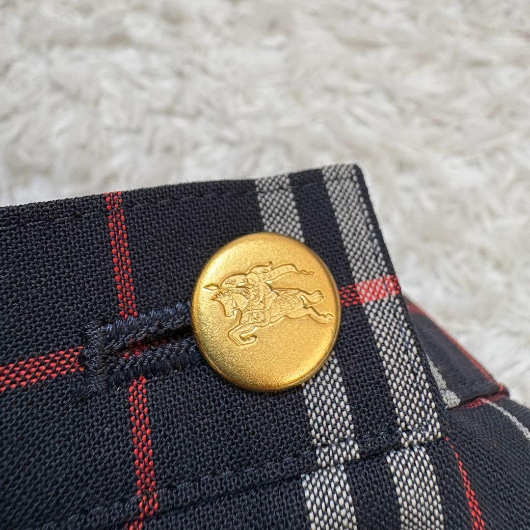 【希少✨美品】バーバリーズ ノバチェック キュロット 巻きスカート風 17号