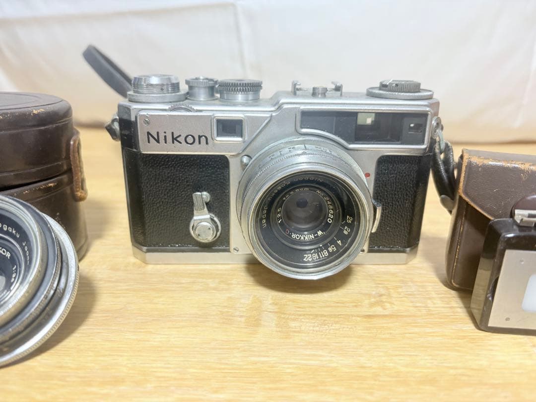 Nikon SP フィルムカメラ ＋ W-NIKKOR レンズ複数 ＋ 露出計