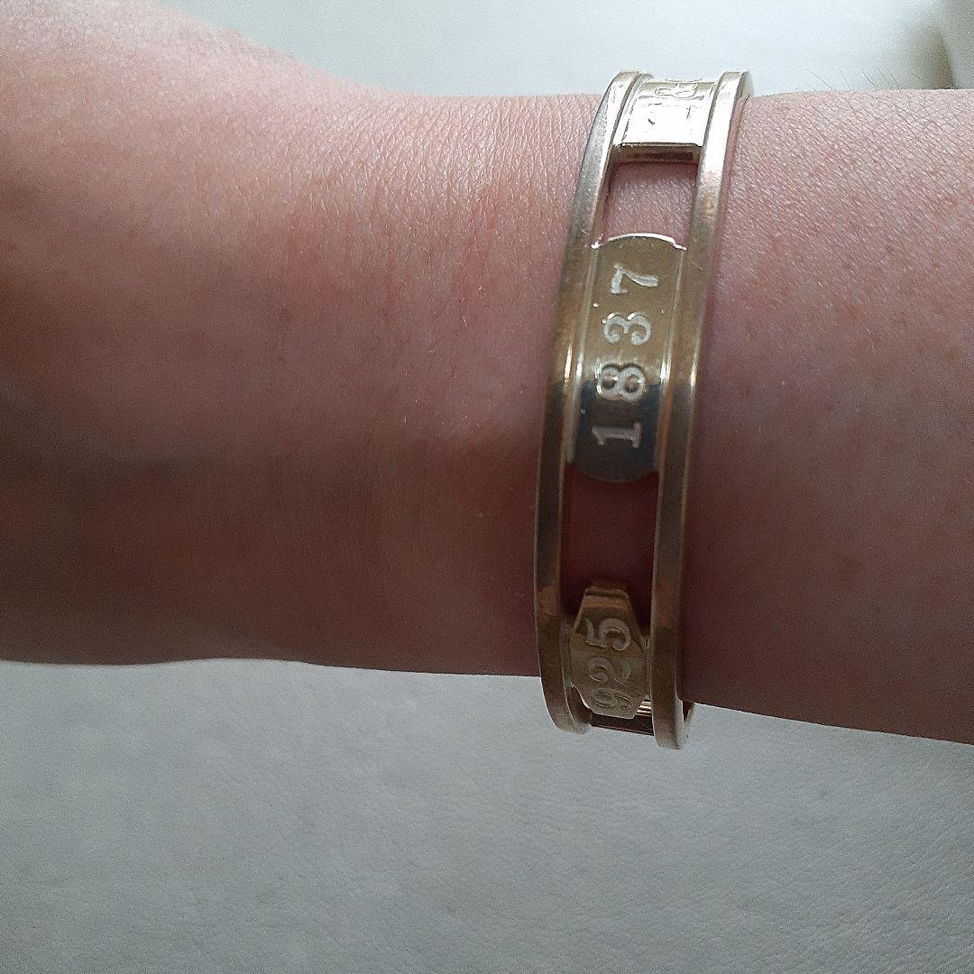 ティファニー1837　シルバーカフバングル