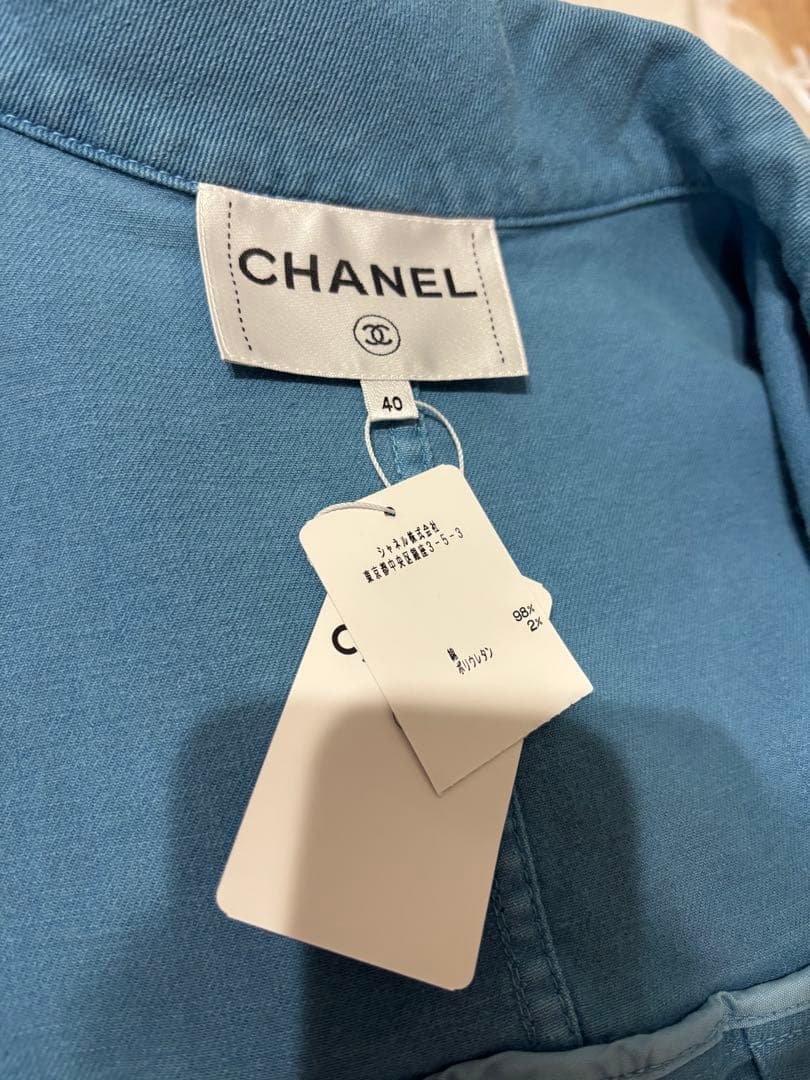 CHANEL デニムジャケット　未使用品　ロング