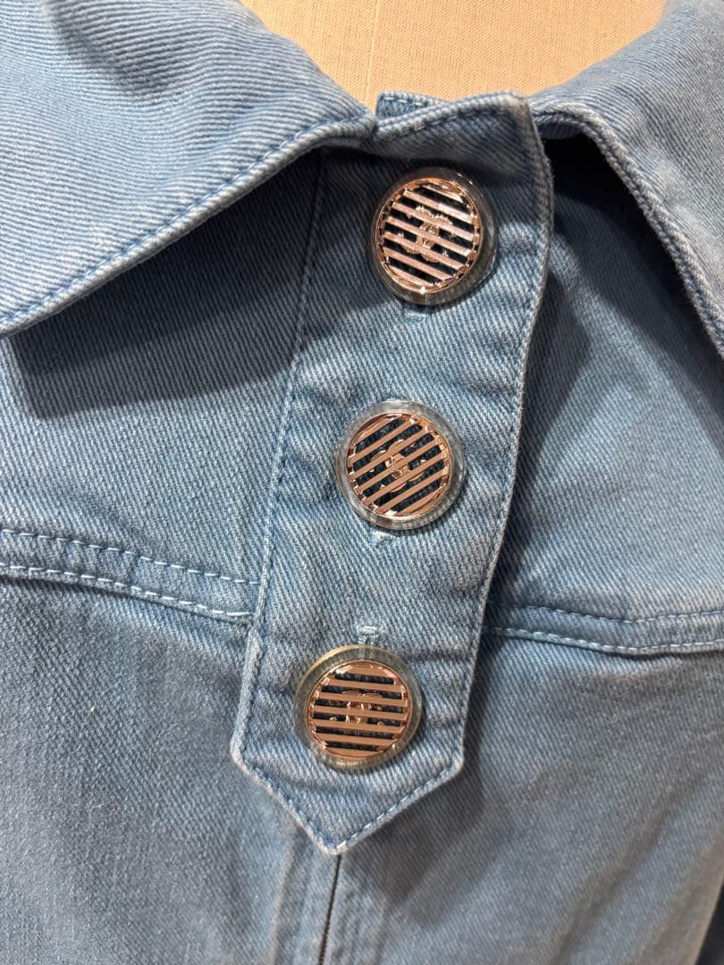 CHANEL デニムジャケット　未使用品　ロング