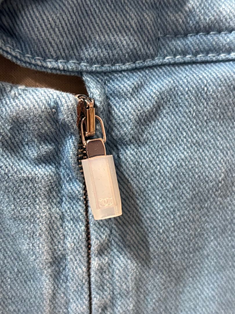 CHANEL デニムジャケット　未使用品　ロング