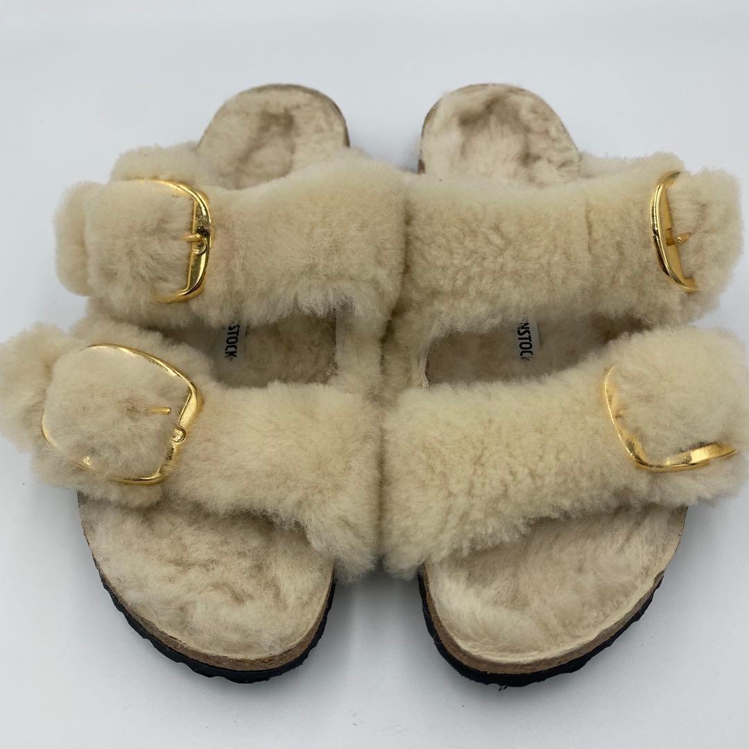 【美品】BIRKENSTOCK アリゾナ　ビッグバックル　テディ38