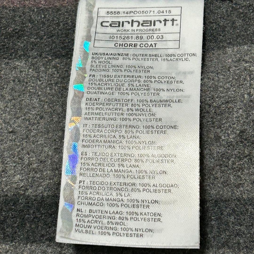 Carhartt WIP チョアコート 黒 M ブランケット ミシガン