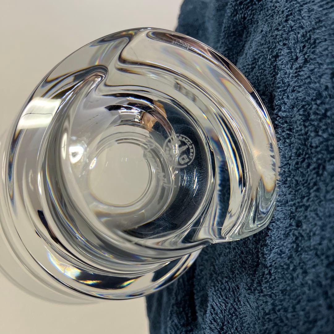 バカラ　花瓶　スパイラル