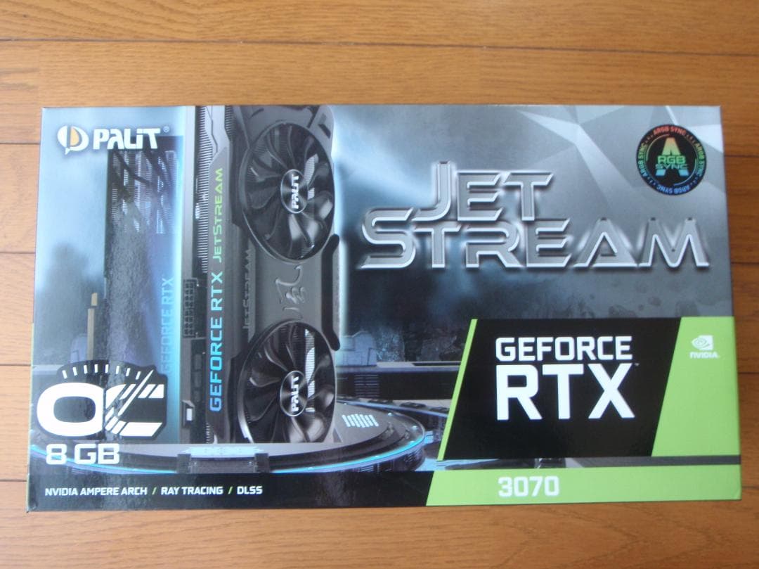 グラフィックボード・グラボ・ビデオカード PALIT GeForce RTX 3070 JetStream 8GB