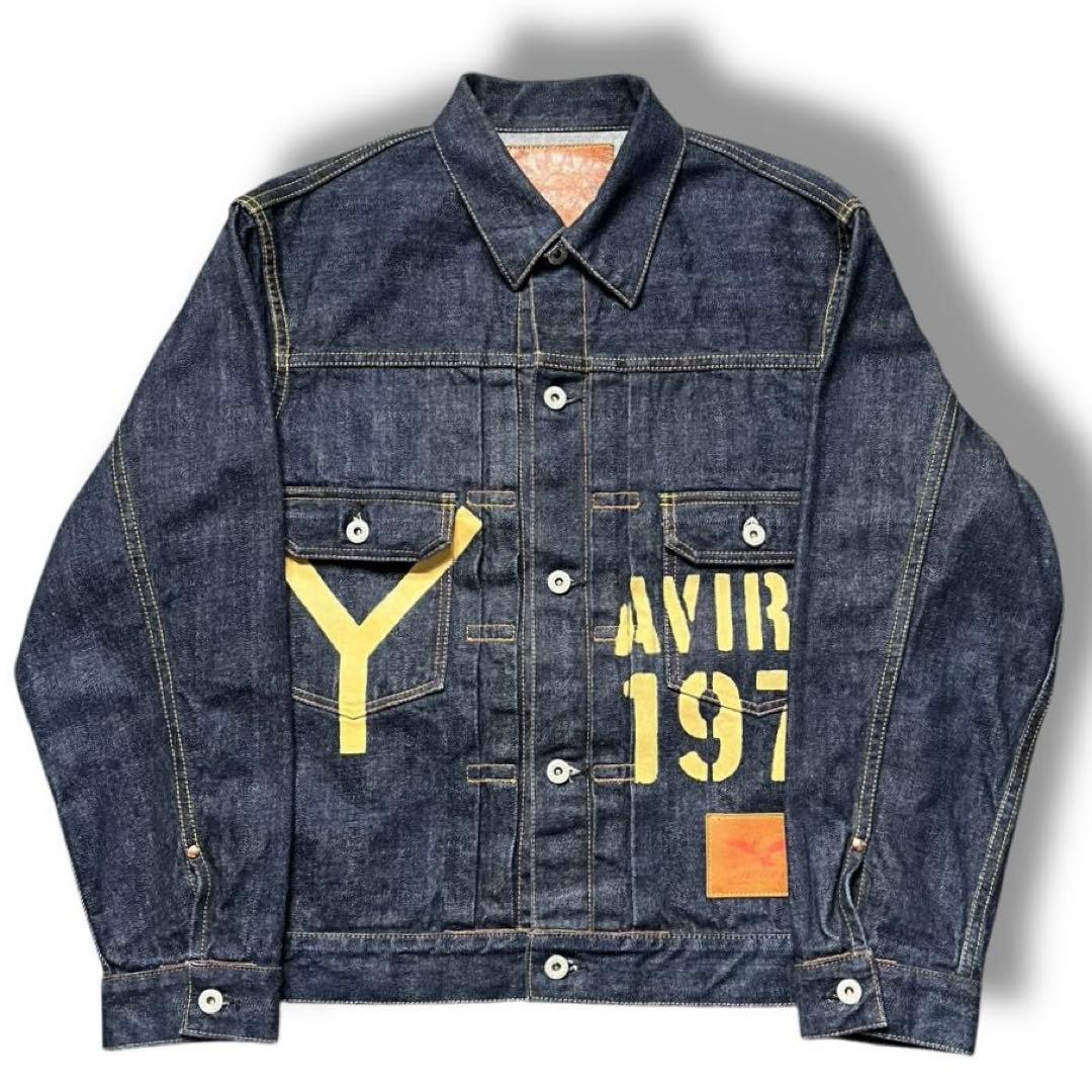 美品 AVIREX YAMANE INDUSTRIES デニム ジャケット L
