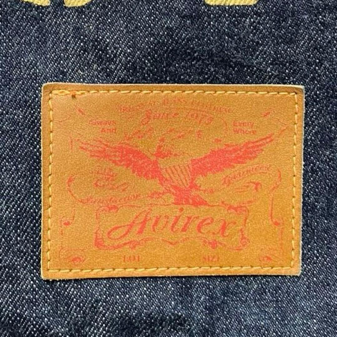 美品 AVIREX YAMANE INDUSTRIES デニム ジャケット L