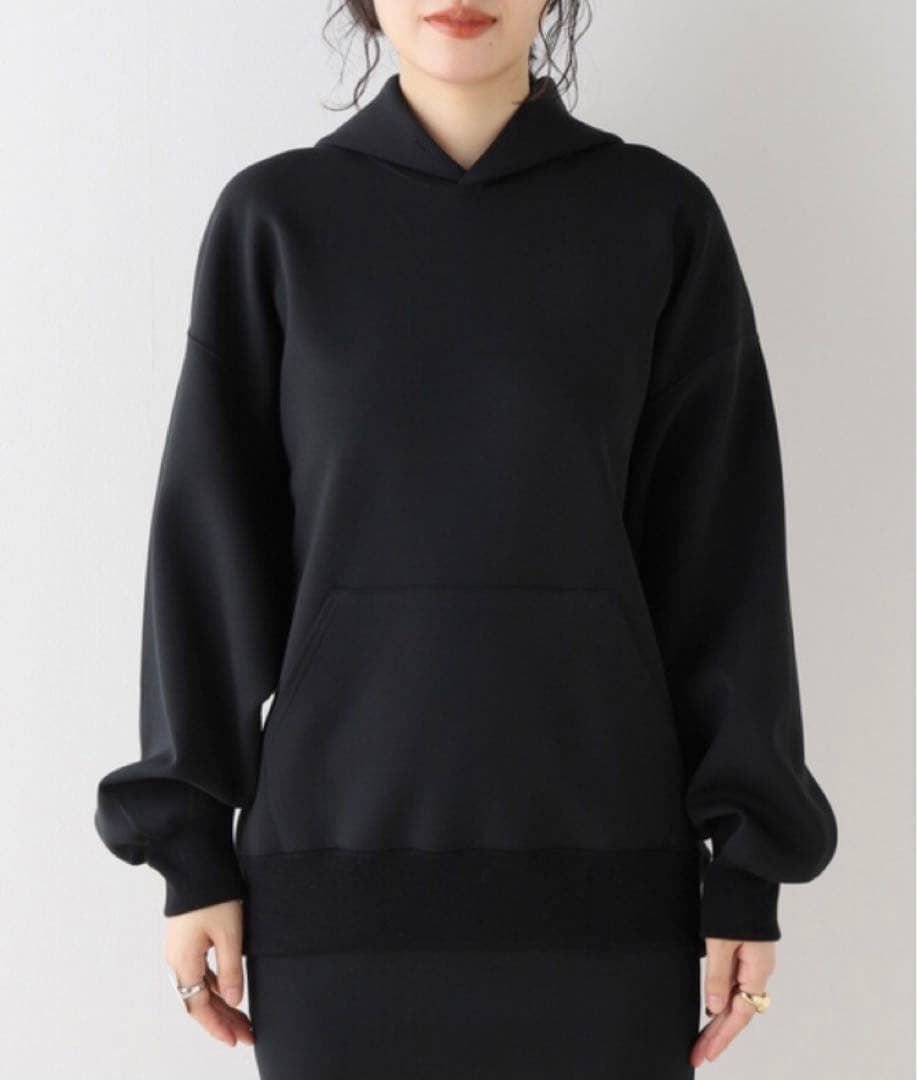 ◎Plage フーディ プルオーバーパーカー ブラック プラージュ