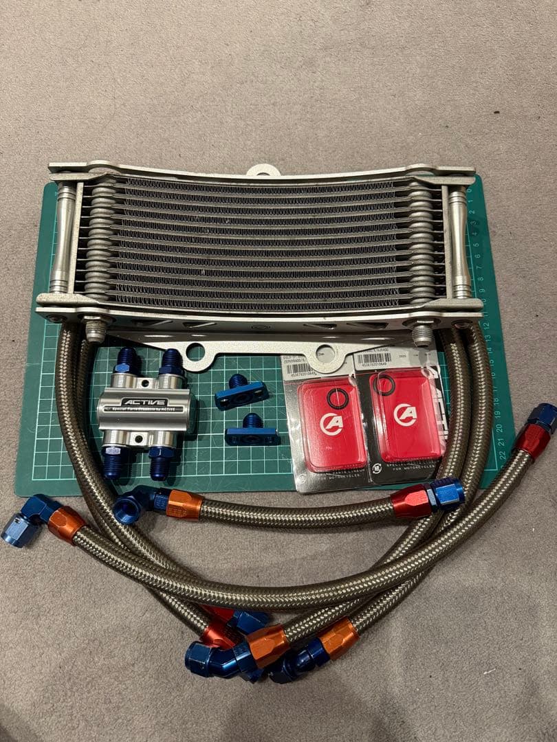 ojigi！ゼファー400 アクティブ　ラウンドオイルクーラー