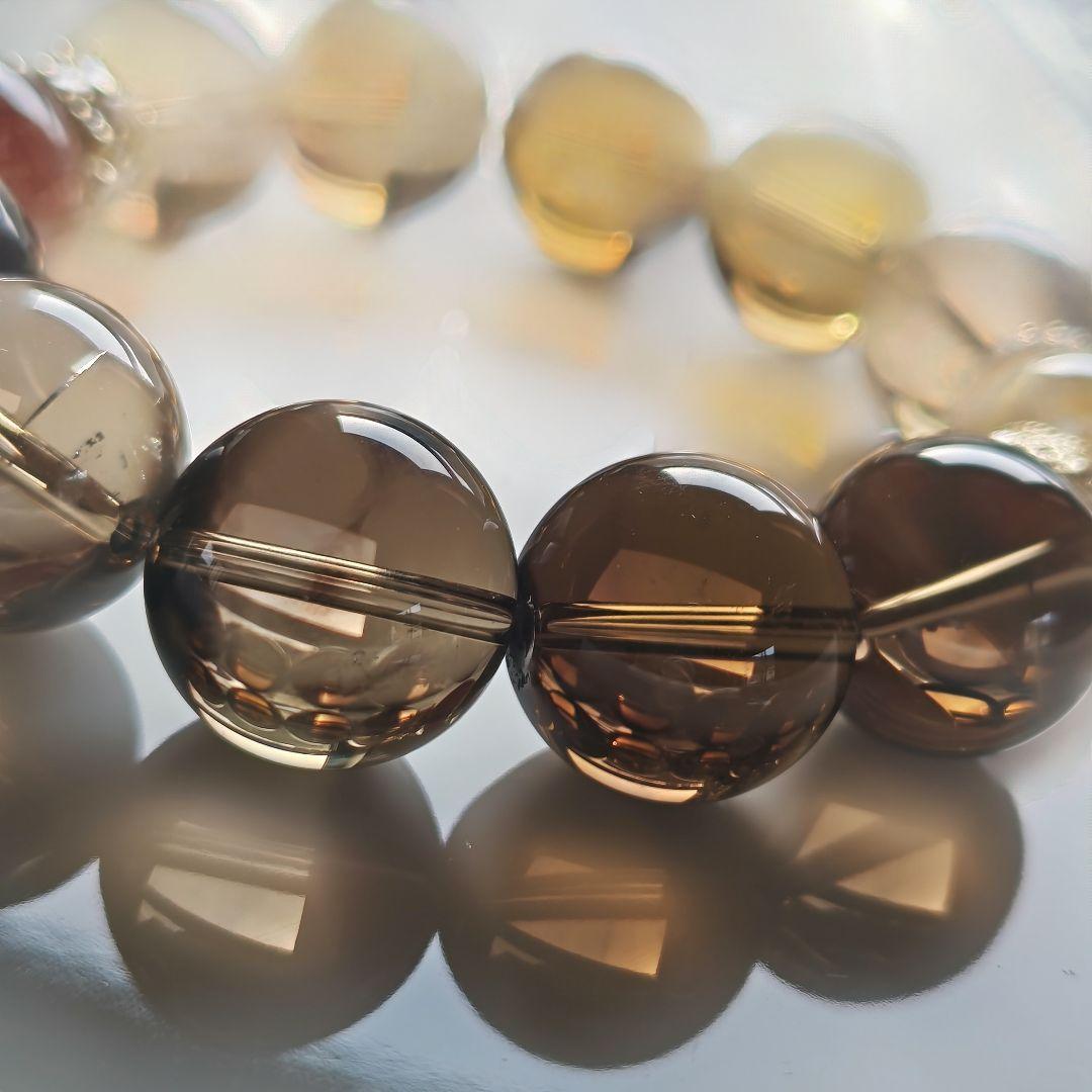 専用です♡非加熱ナチュラルスモーキーシトリン　極上レッドルチル極上ゴールドルチル