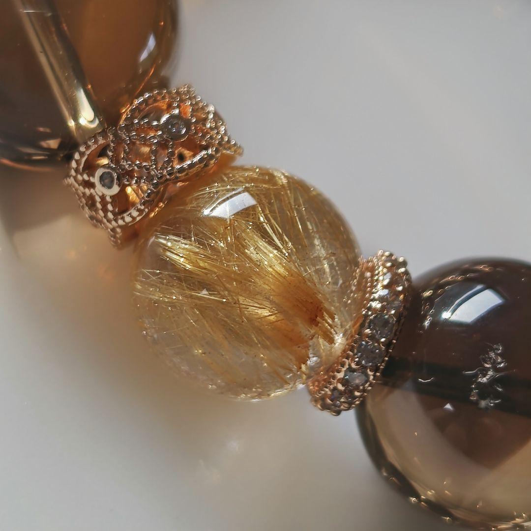 専用です♡非加熱ナチュラルスモーキーシトリン　極上レッドルチル極上ゴールドルチル