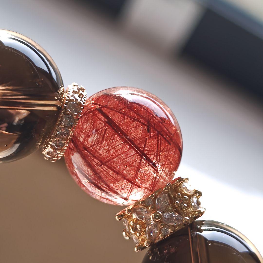 専用です♡非加熱ナチュラルスモーキーシトリン　極上レッドルチル極上ゴールドルチル