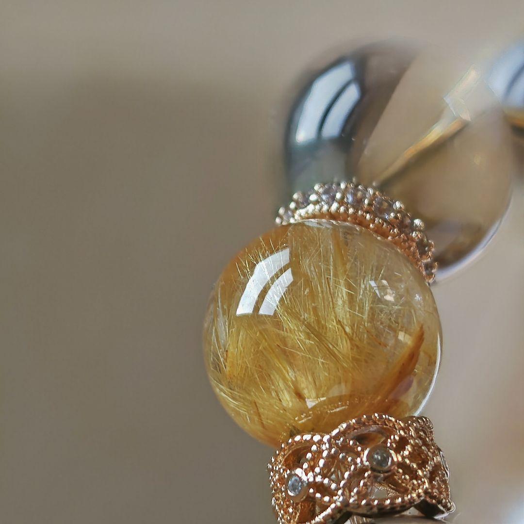 専用です♡非加熱ナチュラルスモーキーシトリン　極上レッドルチル極上ゴールドルチル