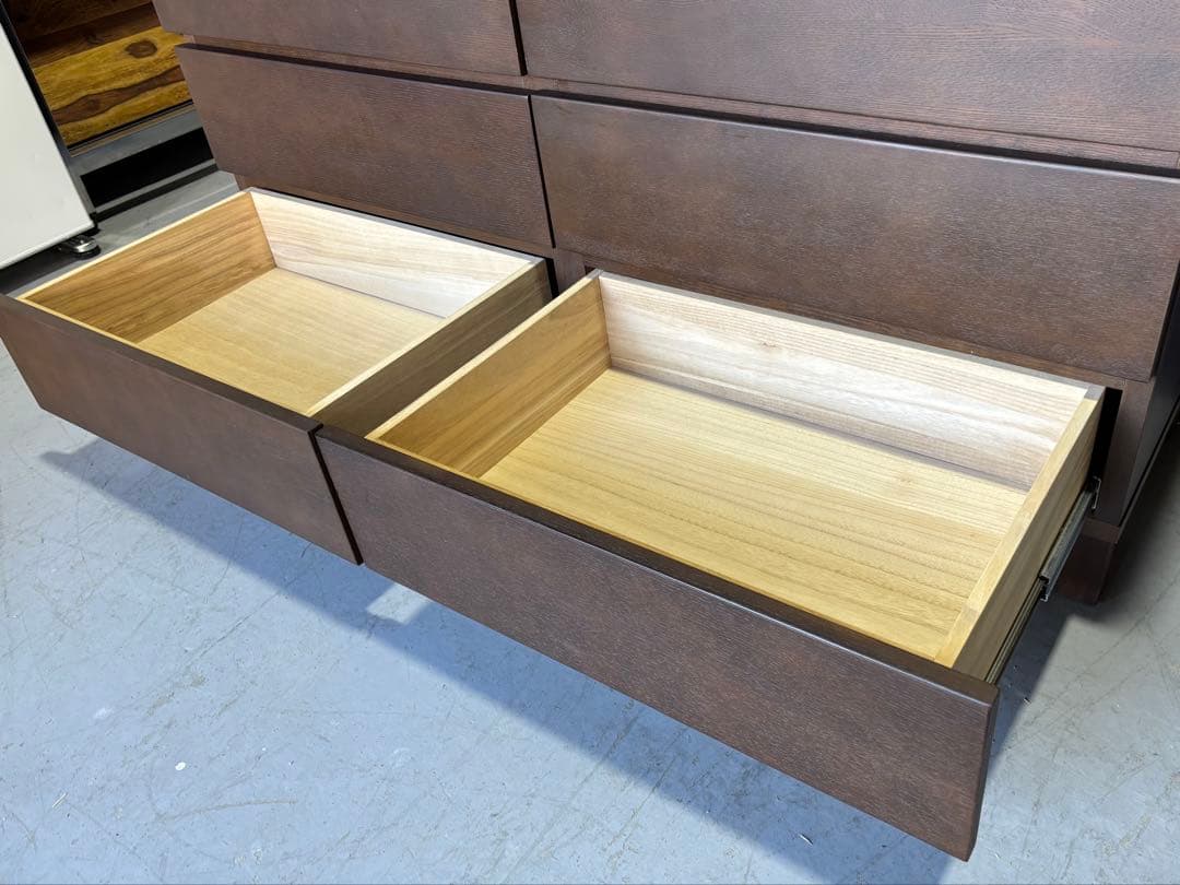 羊❁ 専用MUJI 無印良品 木製チェスト 4段ワイド 幅120cm Used