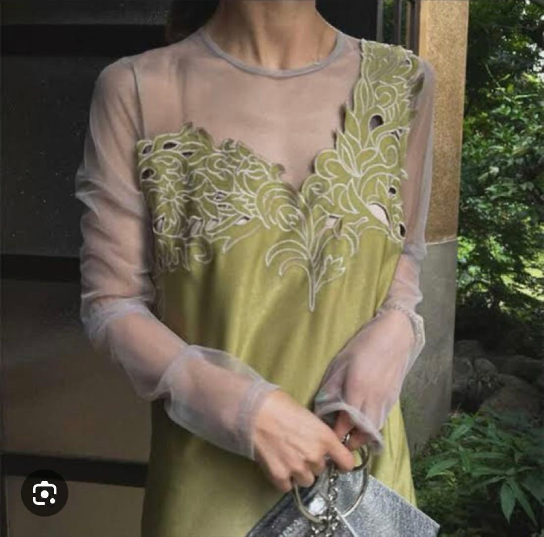 【Ameri vintage 】UND RENEE CUTWORK DRESS