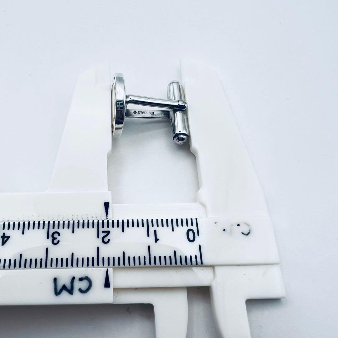 美品　ティファニー　シルバー　18K コンビ　カフス　カフリンクス　ラウンド