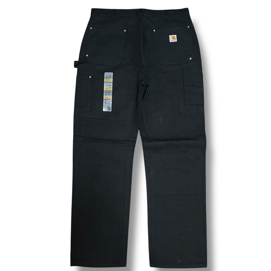 USA製carhartt デッドストック黒カーハート ダブルニーペインターパンツ
