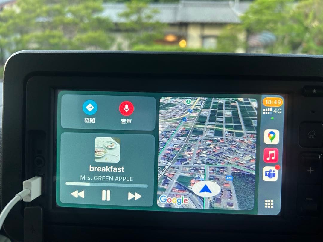 ダイハツ純正6.8インチスマホ連携ディスプレイオーディオ　タフト外し
