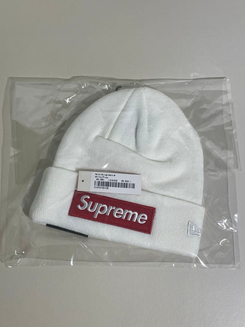 帽子 supreme NewEra Box logo beanie