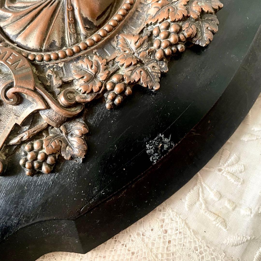 聖母マリア聖水盤　ベネティエ　レリーフ　ナポレオン三世様式フランスアンティーク