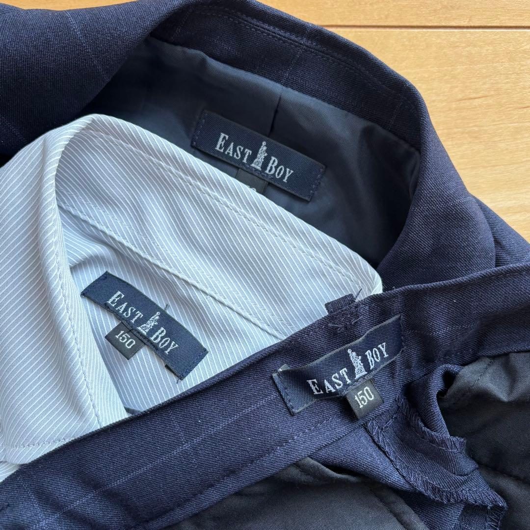 【新品】 イーストボーイ キッズフォーマル スーツ 150 卒業式 男の子 完品