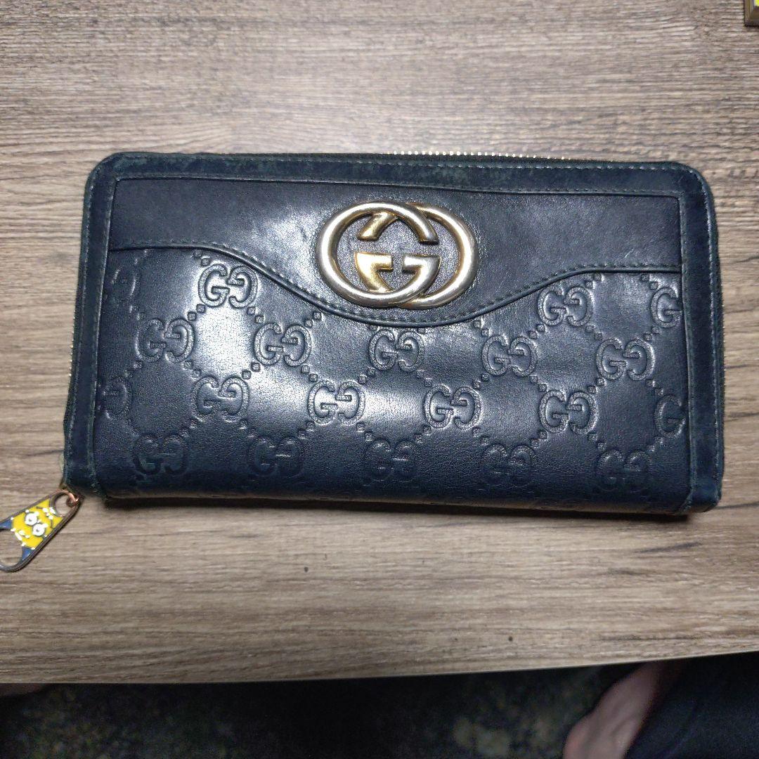 GUCCI GGパターン 長財布 ブラック