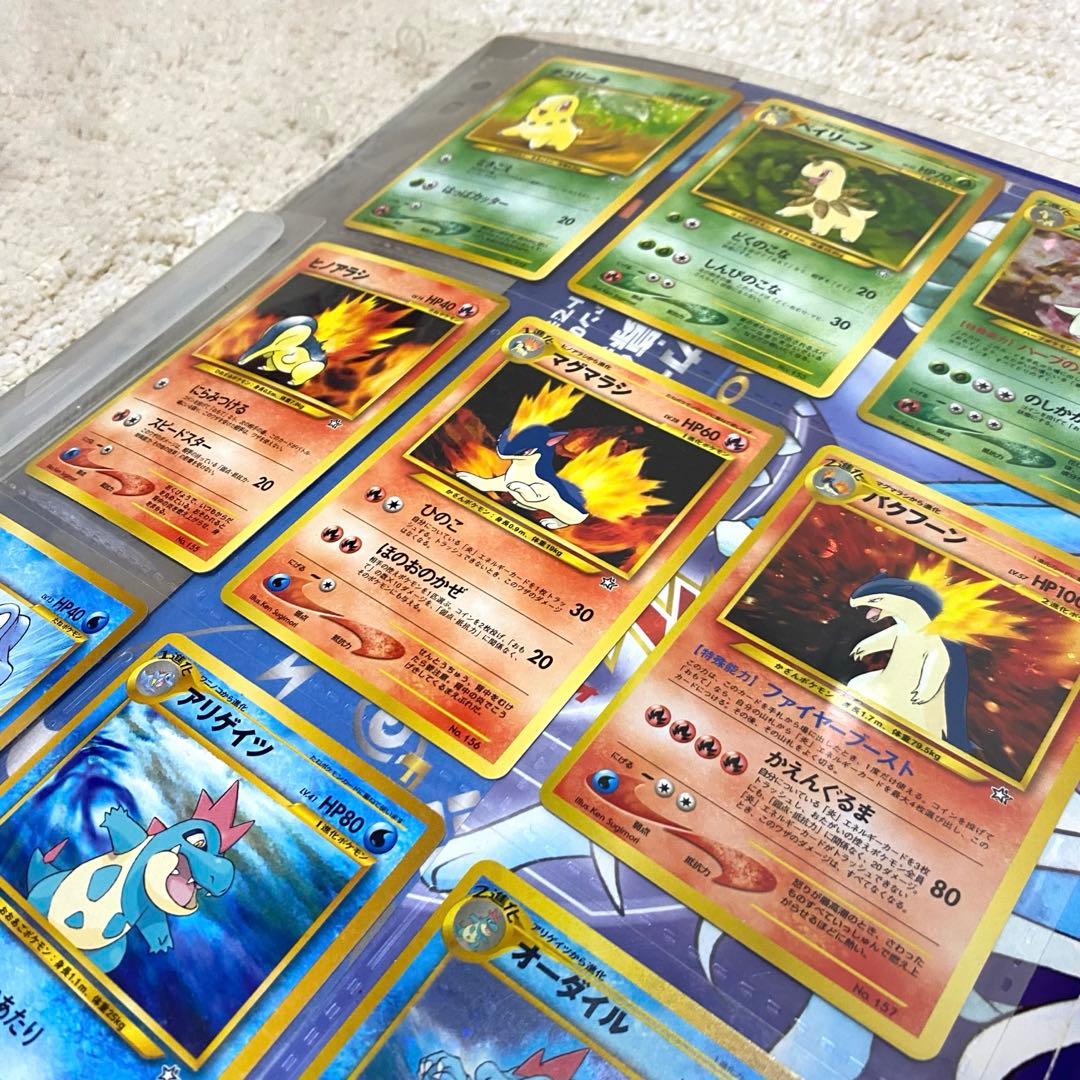 ポケモンカードneo ファイル 御三家9枚付 メガニウム キラ