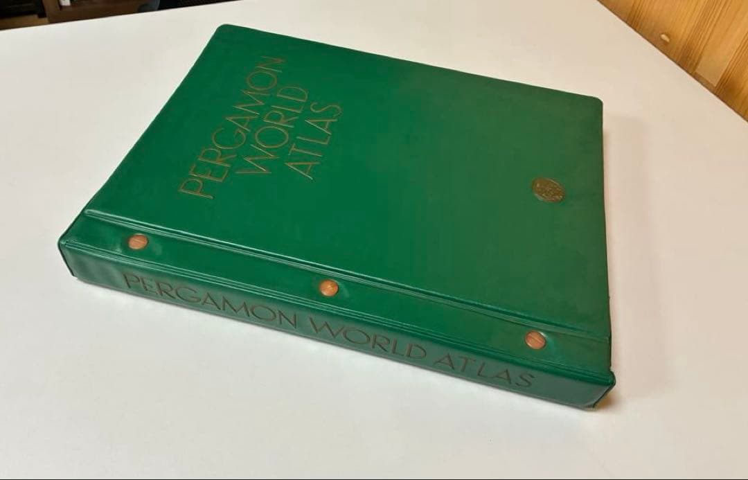 Pergamon World Atlas 1968 世界地図帳