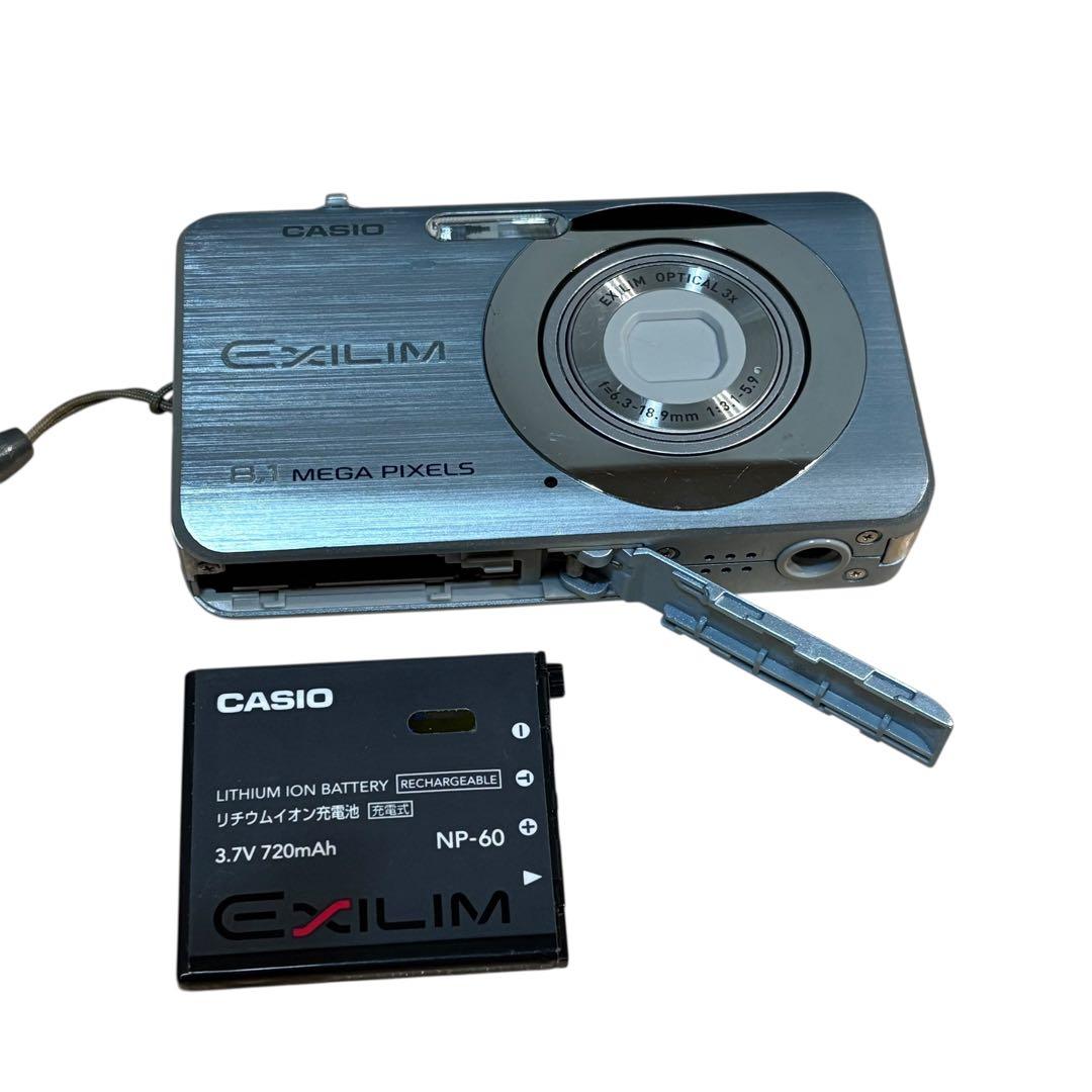 CASIO EXILIM EX-Z80 シルバー バッテリー付 コンデジ