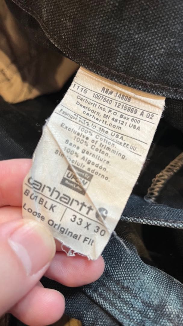 carhartt カーハート　ダブルニーダメージ　パンツ　ビンテージ