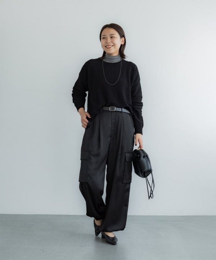 【新品】Crewre マットサテンカーゴパンツ サイズ1