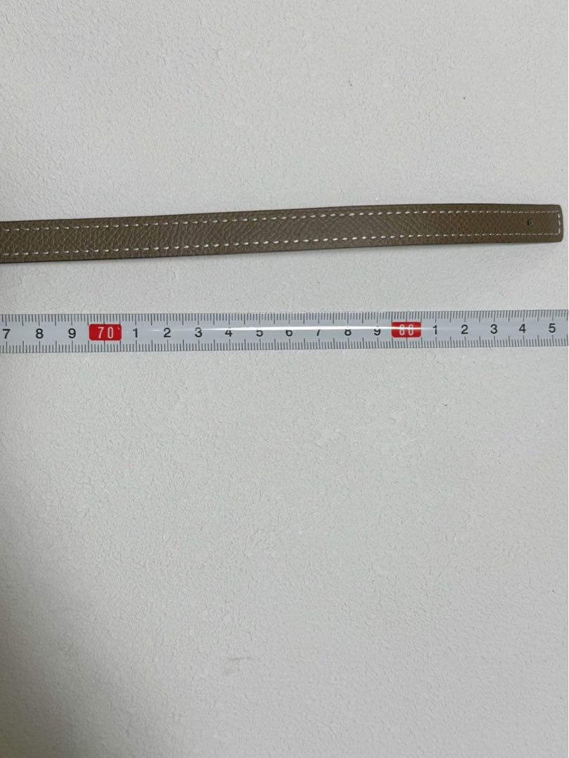 エルメス レザーベルト　Hバックル　箱付き　美品