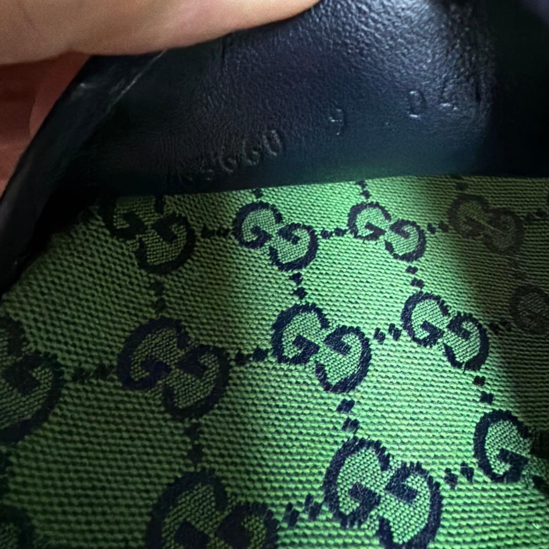 GUCCI グリーン GGパターン サンダル 9