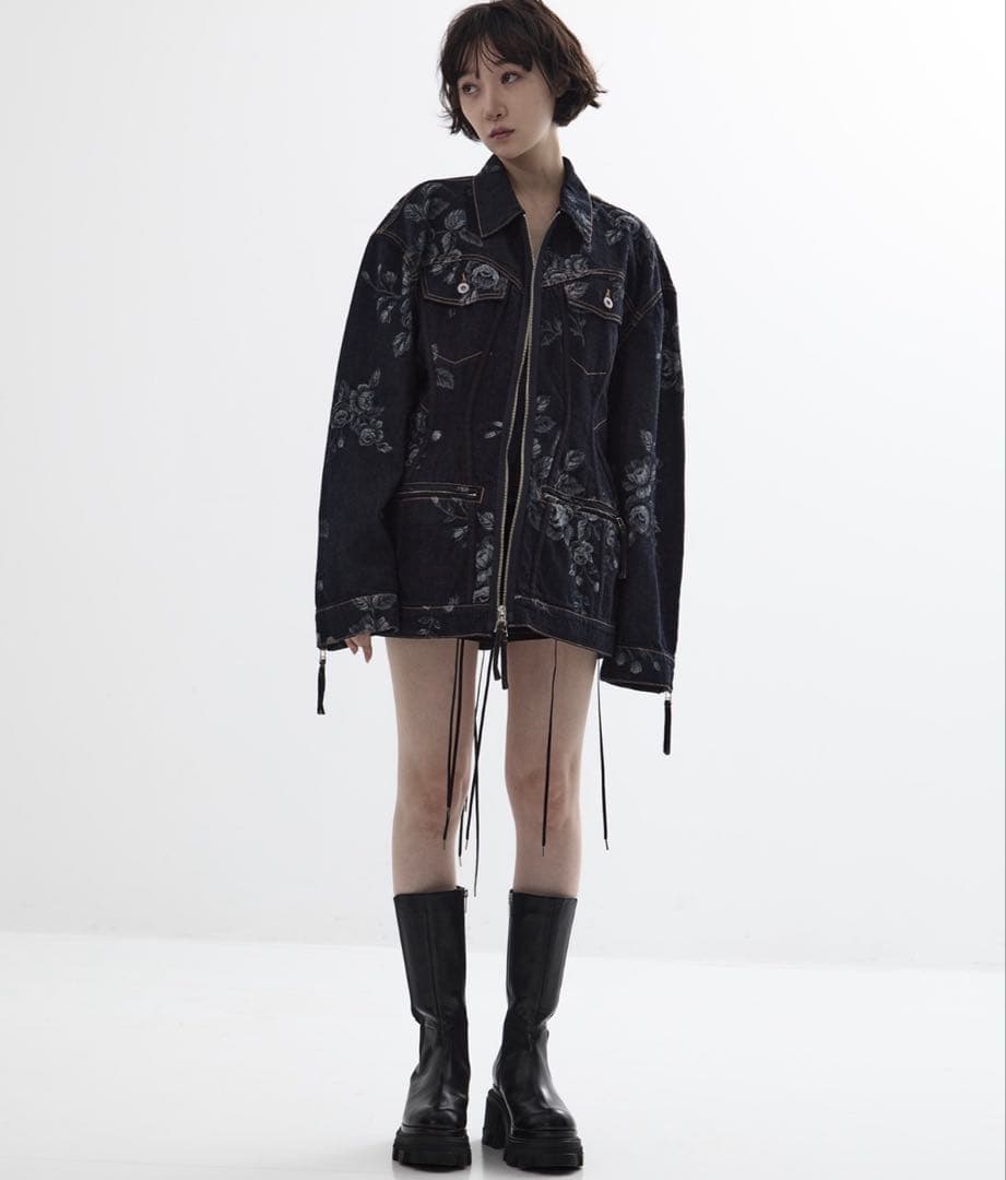 fetico ローズデニムジャケット