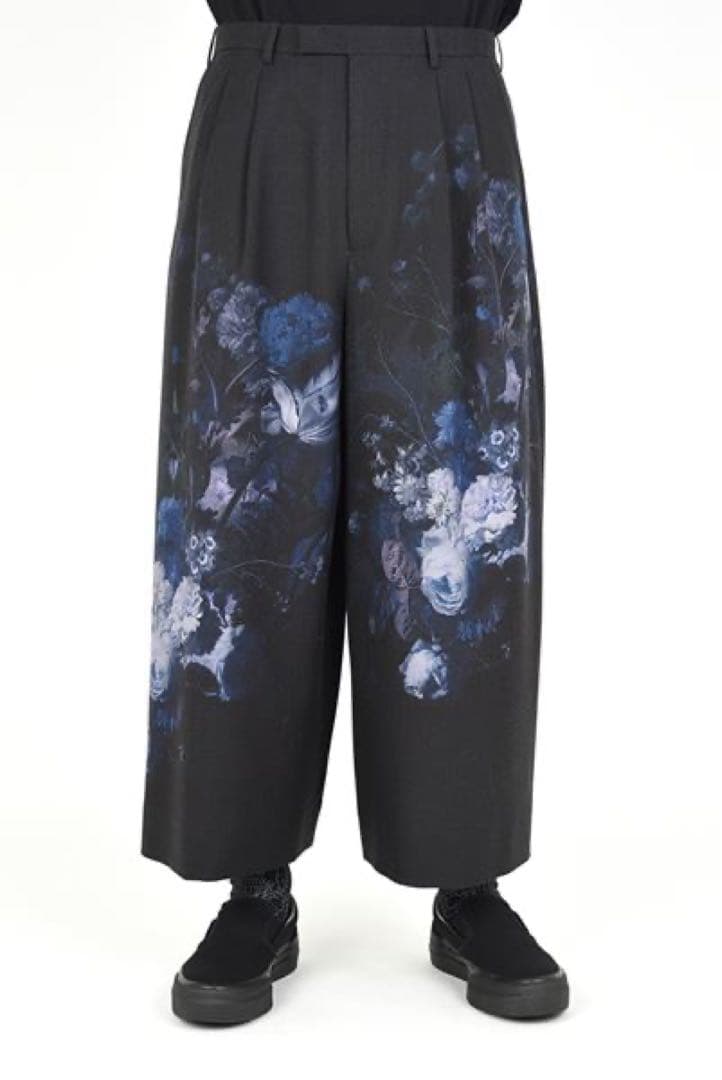 ベ*ト様 限定値下げ LAD MUSICIAN 19SS 花柄 ワイドスラックス