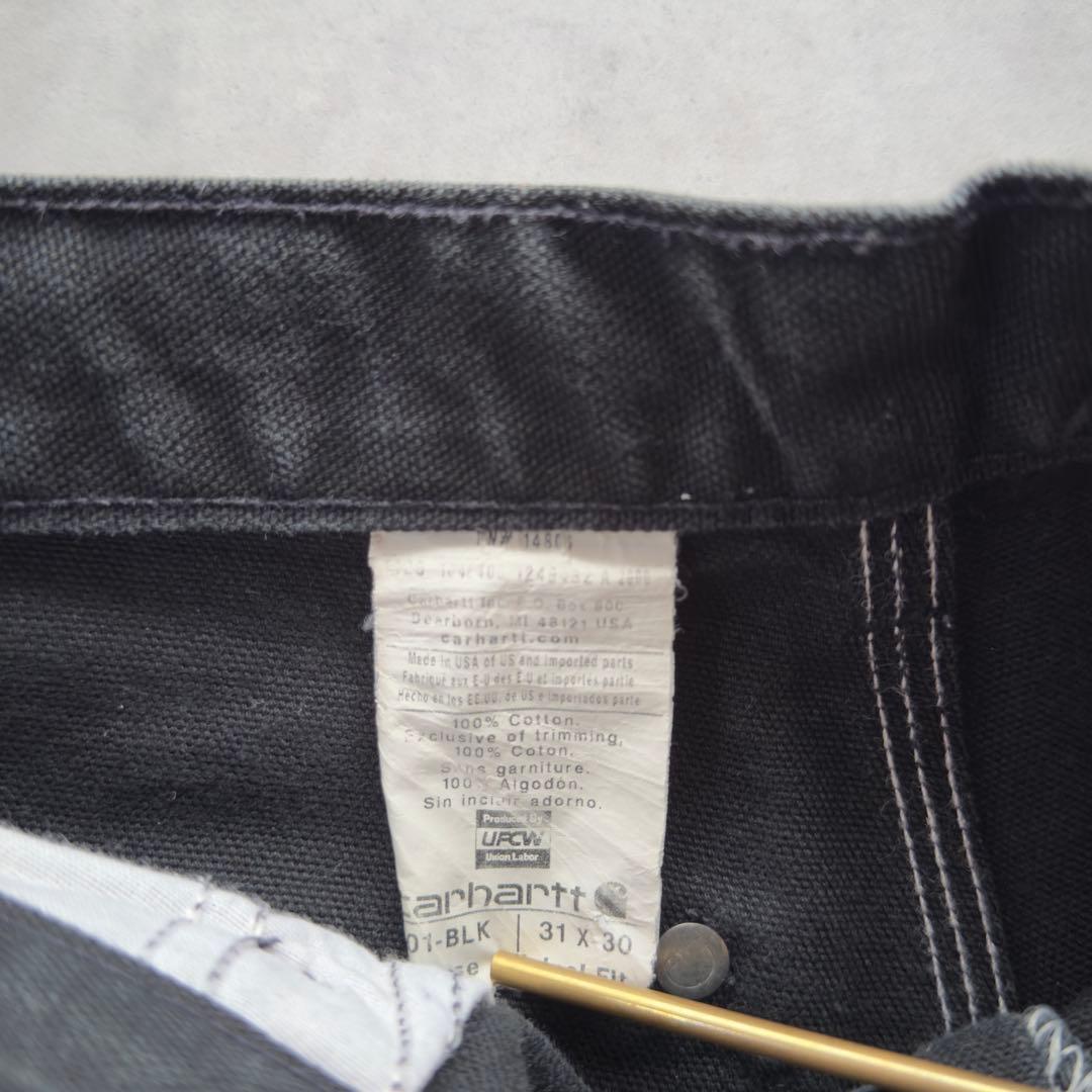 Carhartt カーハート ダブルニー ブラック ペインターワーク パンツ