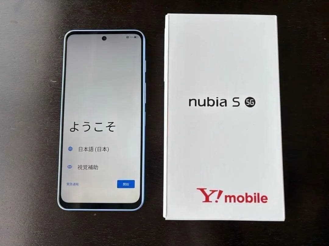 [美品]nubia S 5G Y!mobile ライトパープル　④
