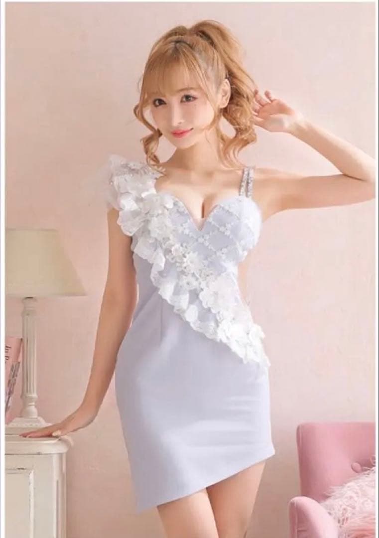 スーツ・フォーマル・ドレス ROBE de FLEURS Asymmetry Flower Dress