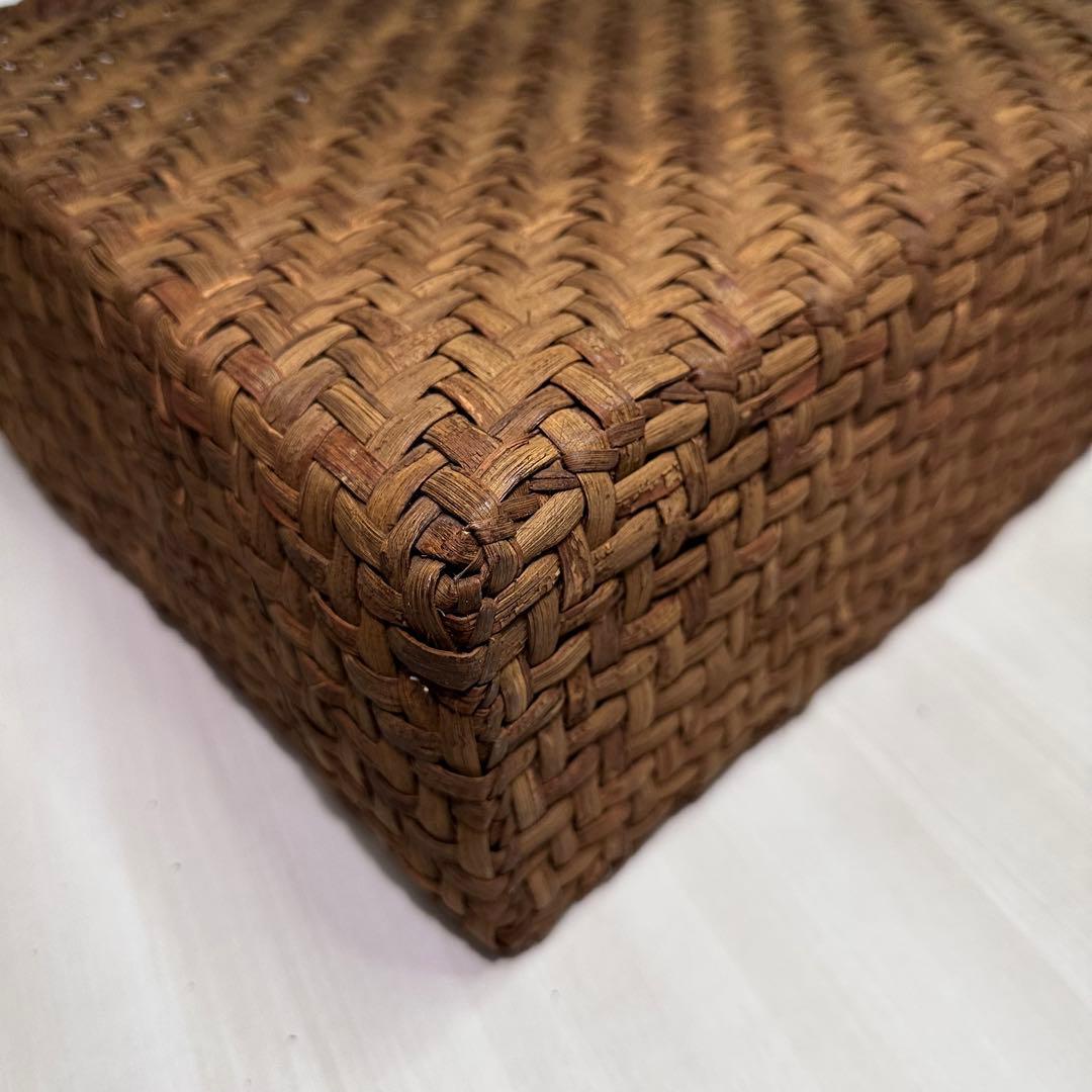 国産☆山葡萄☆カゴバッグ☆トートバッグ☆編み込み☆