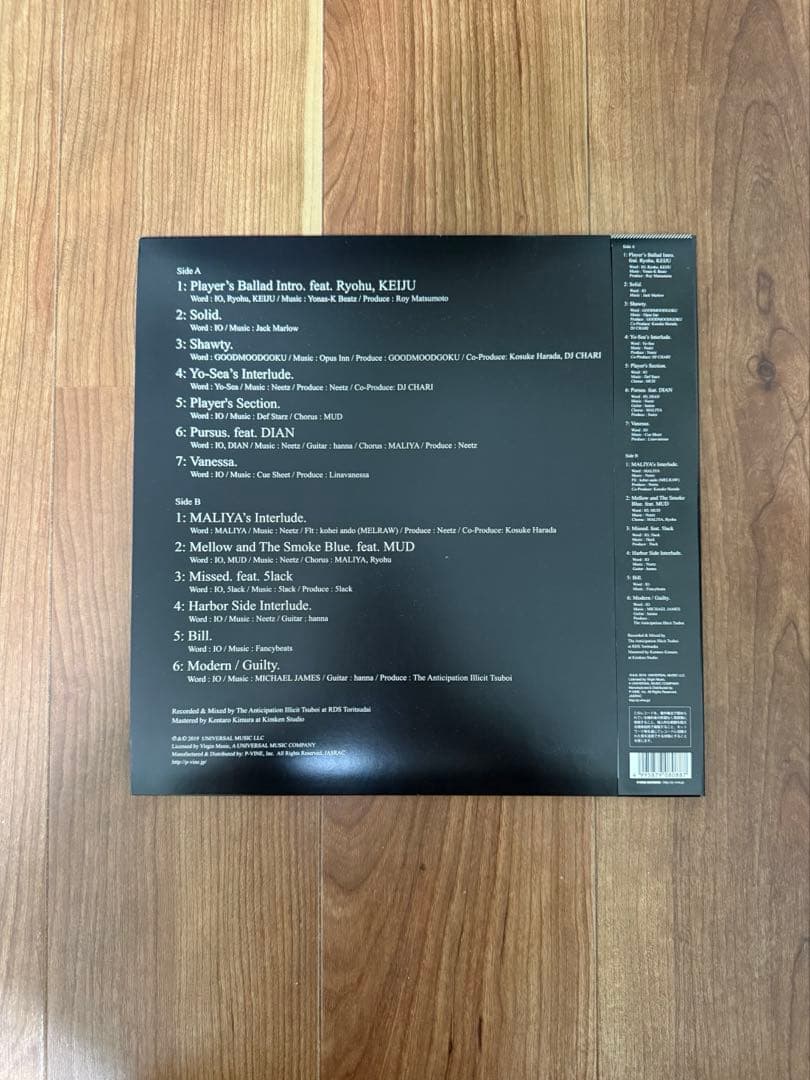 【新品未使用】IO Player's Balladレコード完全限定生産盤