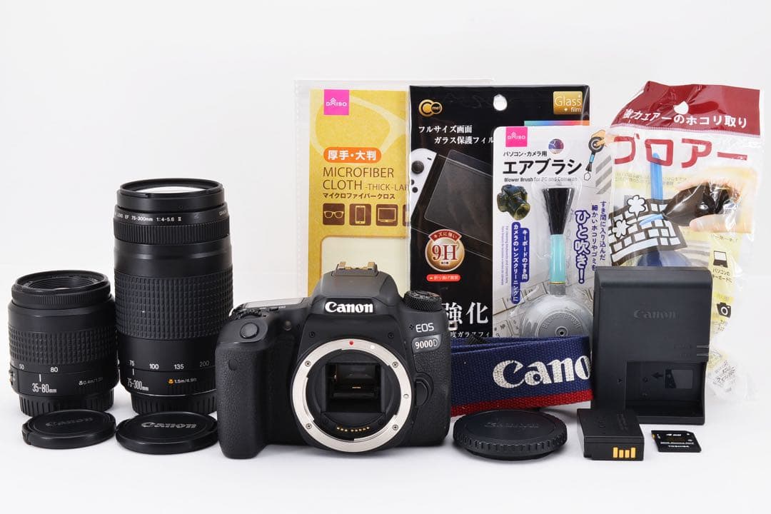 キャノン Canon EOS 9000D標準&望遠ダブルレンズセット