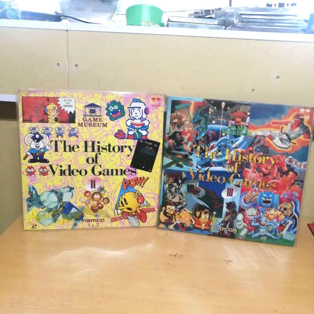 LD レーザーディスク namco TVゲームの歴史Ⅱ ナムコ編1&2 TVゲー