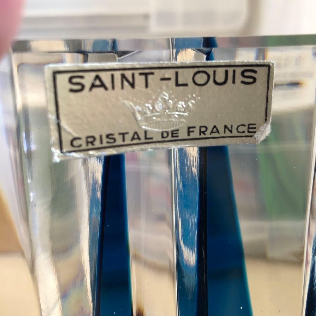 サンルイスSAINT LOUIS FRANCEクリスタル花瓶　レトロ　10Kg