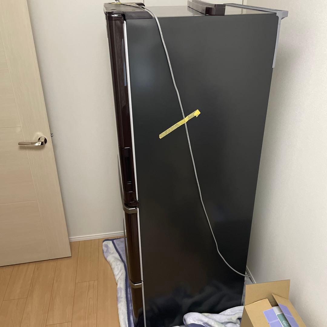 SHARP シャープ 冷蔵庫 350L SJ-PW35A-T ダークブラウン