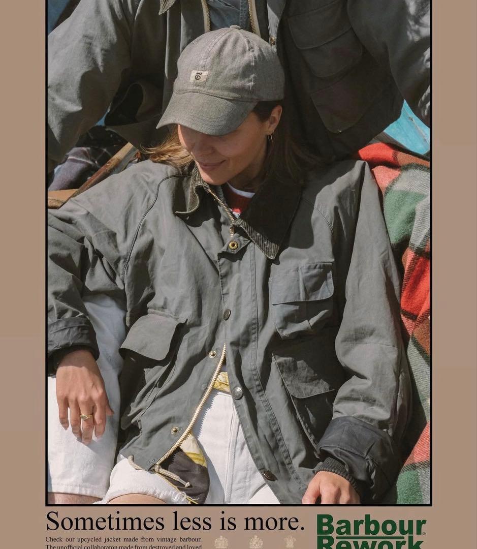 barbour SPEY型　リメイク　ネイビー　スペイ型　brut