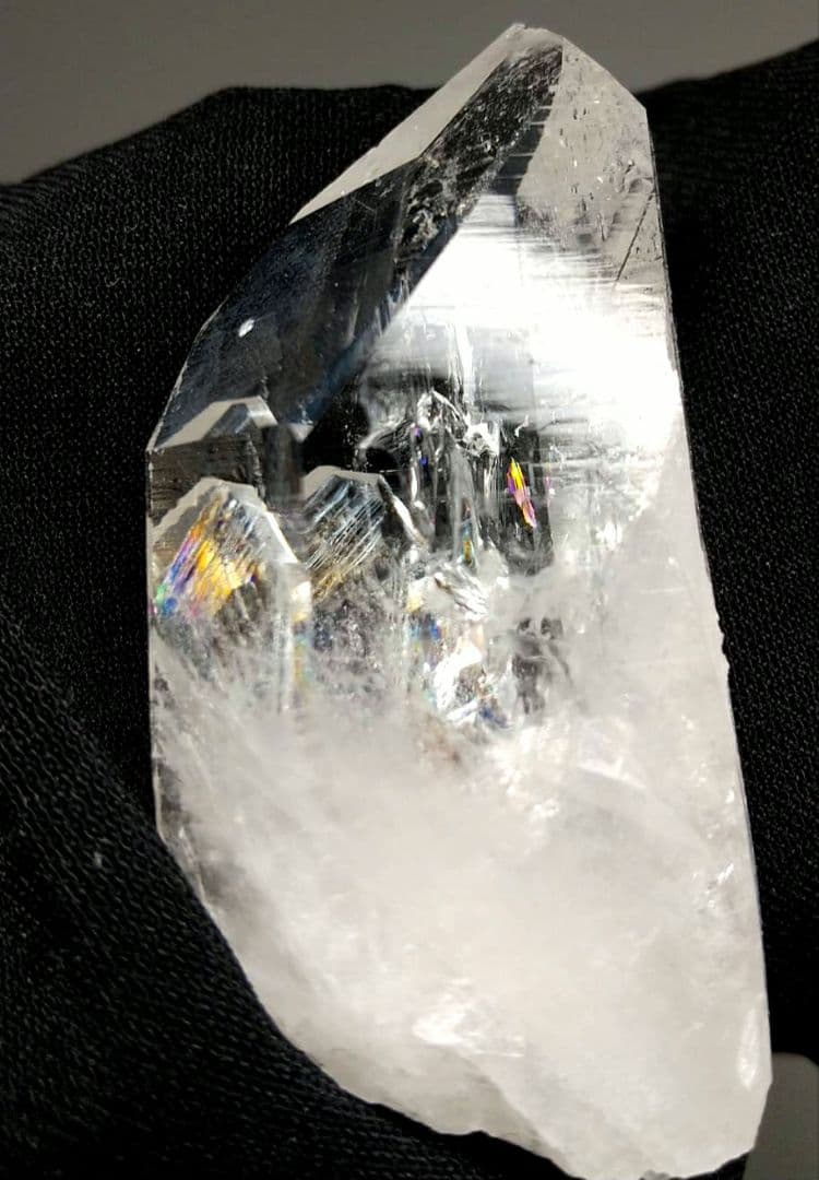 コエポン　2点おまとめ　アーカンソー産クラスター　レインボー入り　シトリン