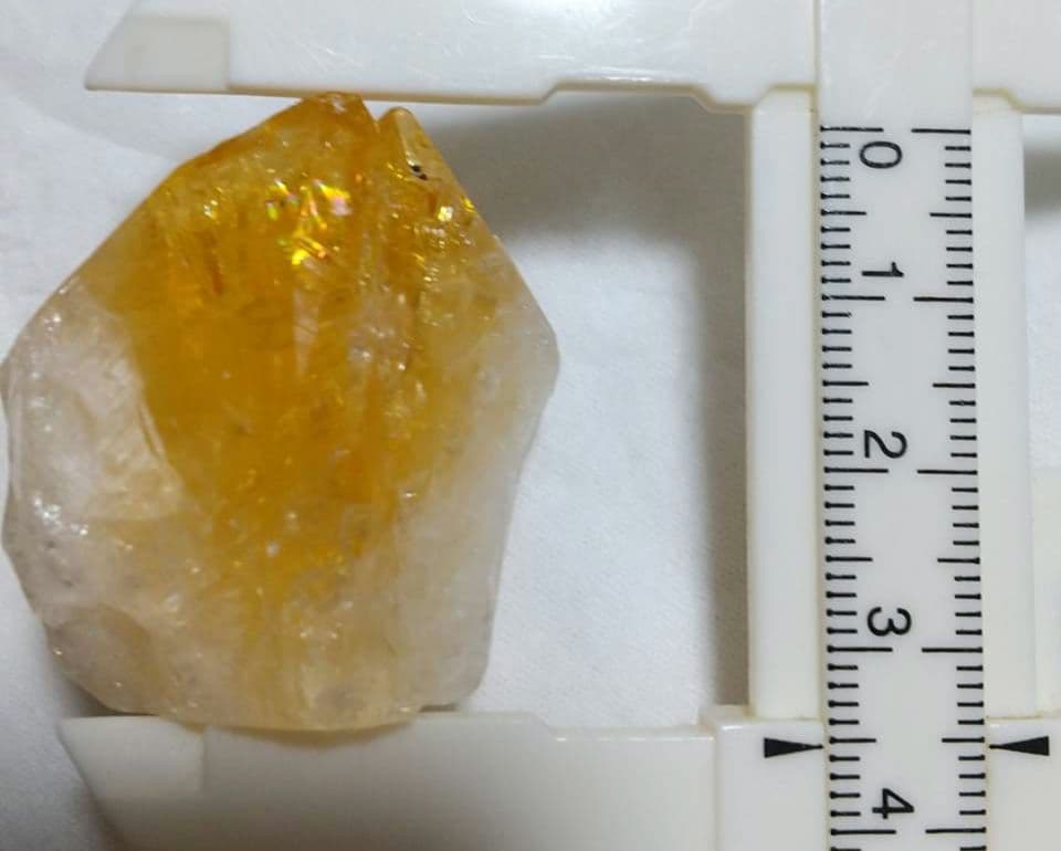 コエポン　2点おまとめ　アーカンソー産クラスター　レインボー入り　シトリン