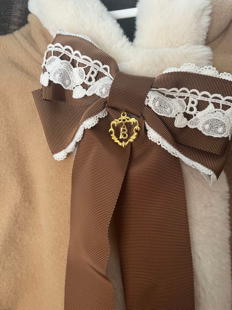 BABY. くみゃちゃんのくまみみフードケープ